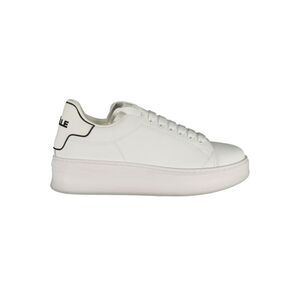 Gaelle Paris Platform Sneakers LaceUp Women White